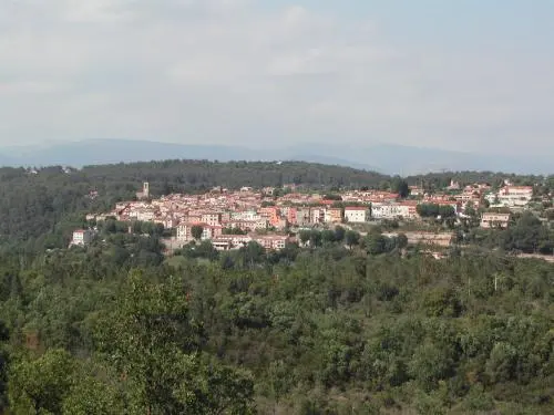 Anciennes tailleries de meules et oppidum - Le village