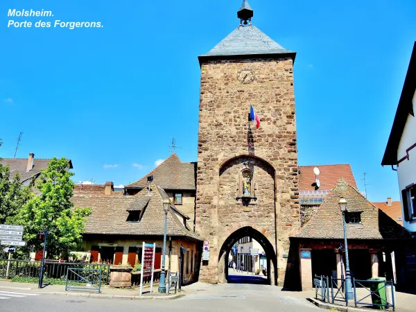 Reiseroute durch die Altstadt von Molsheim - Wanderungen & Spaziergänge in Molsheim