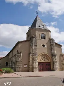 De kerk Saint-Hilaire