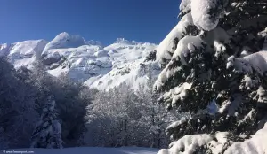Aoulet - Accous in winter