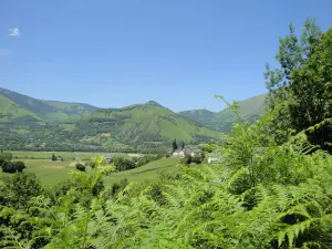 Mountain landscape, view of Jeus