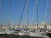 Agde - Sailboats from the port of Cap-d'Agde