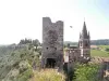 La torre Sarrazine e il campanile visti da nord