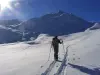 Ski touring boven Granier