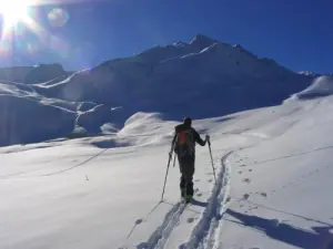 Skitouren oberhalb Granier