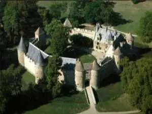 Medieval castle Ainay-le-Vieil