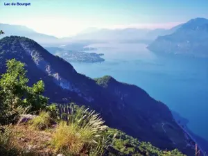 Lac du Bourget seen from the Chambotte belvedere