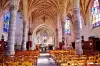 The interior of the church Saint-Germain