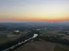 Albi desde un globo aerostático