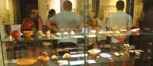 Archeologische voorwerpen uit het museum gebied