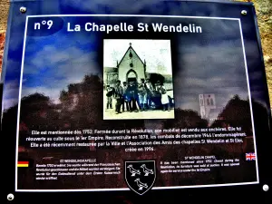 Información sobre la capilla de Saint-Wendelin (© J.E)
