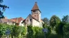 Ammerschwihr - Porta alta dal giardino dei vigneti