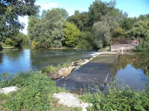 Angeac-Charente - Cascade op Charente