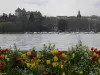 Annecy - ​​Blick auf die Burg vom Bosson Park (Imperial)
