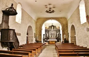 El interior de la iglesia de San Martín