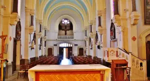 L'interno della chiesa di Notre-Dame