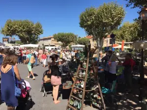 Pottery market in Apt