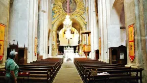 Inside Sainte-Anne Cathedral