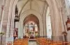 Het interieur van de kerk Notre-Dame