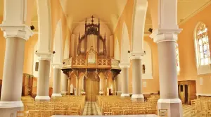 The interior of the Church of St. Martin