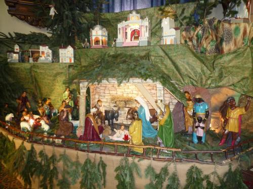 Arzviller - Christmas crib in church