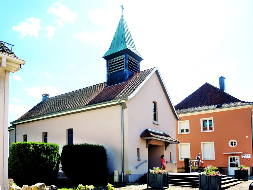 Aspach-Michelbach - Michelbach - Sainte-Agathe Church (© JE)
