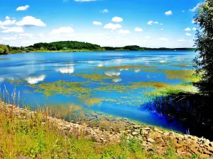 Lago de Michelbach, vista desde el dique aguas arriba (© JE)