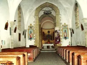 Choeur et nef de l'église