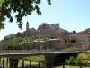 View of Auch with the bridge over the Gers