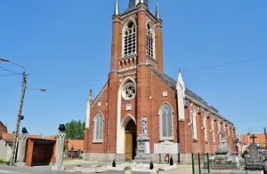 De kerk Sainte-Berthe