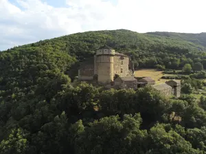 Schloss Aujac und castral Weiler