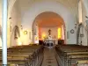 Avrillé - Nave com abóbadas de arestas, coro e abside