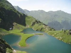 Lac vert  - Départ vallée du Lys