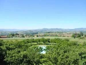 Ansicht Bagnols Schloss in der Rhone