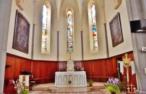 Interior of the Sainte-Madeleine church