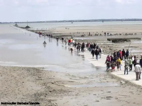 Barbâtre - De zee gaat over de Passage du Gois