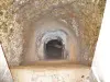Mount Bart Fort - Access tunnel to underground powder magazine (© J.E)