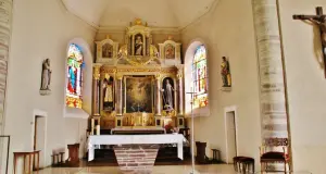 El interior de la iglesia de Saint-Blaise