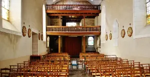 El interior de la iglesia de Saint-Blaise