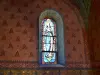 Inside the church Saint-Hilaire