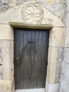 Door of Saint-Laurent church