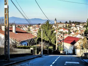 Beaucourt, vu de la rue de Montbouton (© J.E)