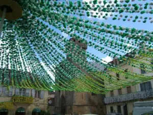 Decorations on the square