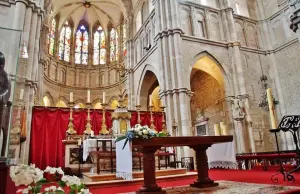 L'intérieur de la collégiale