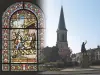 Le Pin-en-Mauges - Church and stained glass