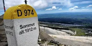 Gipfel des Mont Ventoux - 1912 m