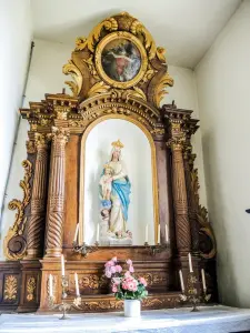 Altar of the Virgin - Church of Belvoir (© JE)