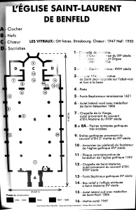 Information about the Saint-Laurent church (© J.E)