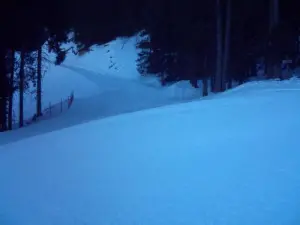 Gran senderos para el esquí alpino