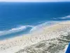 Biscarrosse - Luchtfoto van het strand Biscarrosse